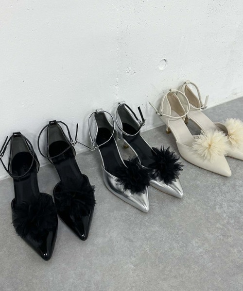 archives（アルシーヴ）の「セパレートパンプス（パンプス・レディース・シルバーグレー/アイボリー/ブラック・MEDIUM/LARGE）」の5枚目の写真