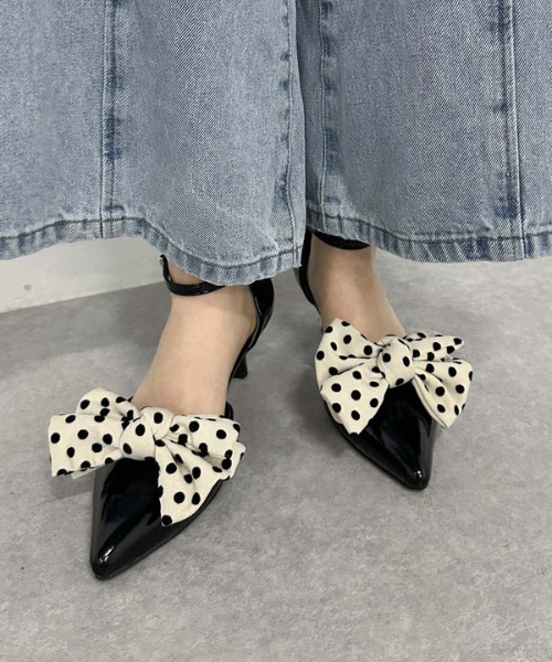 archives（アルシーヴ）の「セパレートパンプス（パンプス・レディース・シルバーグレー/アイボリー/ブラック・MEDIUM/LARGE）」の14枚目の写真