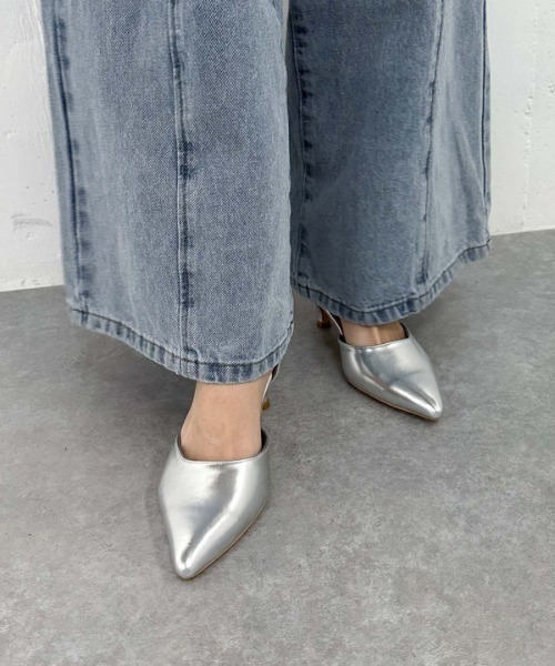 archives（アルシーヴ）の「セパレートパンプス（パンプス・レディース・シルバーグレー/アイボリー/ブラック・MEDIUM/LARGE）」の6枚目の写真
