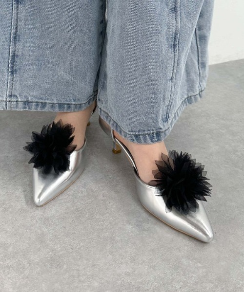 archives（アルシーヴ）の「セパレートパンプス（パンプス・レディース・シルバーグレー/アイボリー/ブラック・MEDIUM/LARGE）」の10枚目の写真