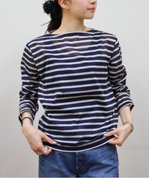 ORCIVAL/オーシバル　シースルー　ボートネックロングスリーブ　SEE THROUGH BOATNECK LONGSLEEVE P.O.　OR-C0461 STJ