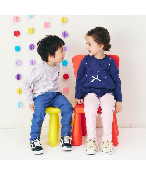 apres les cours（アプレレクール）の「フリルレギンス/7days Style pants（レギンス/スパッツ・キッズ・アイボリー/ピンク/ブラック・100/80/120/110/90/130）」の9枚目の写真