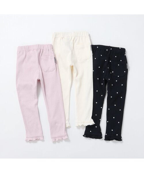 apres les cours（アプレレクール）の「フリルレギンス/7days Style pants（レギンス/スパッツ・キッズ・アイボリー/ピンク/ブラック・100/80/120/110/90/130）」の10枚目の写真