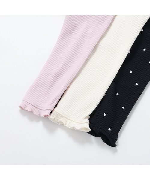 apres les cours（アプレレクール）の「フリルレギンス/7days Style pants（レギンス/スパッツ・キッズ・アイボリー/ピンク/ブラック・100/80/120/110/90/130）」の12枚目の写真