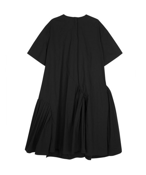 JNBY（ジェーエヌビーワイ）の「Breezy Gathered Dress / ギャザードレスワンピース（ドレス・レディース・ブラック/ベージュ・34/36/38）」の10枚目の写真