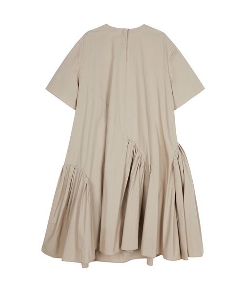 JNBY（ジェーエヌビーワイ）の「Breezy Gathered Dress / ギャザードレスワンピース（ドレス・レディース・ブラック/ベージュ・34/36/38）」の19枚目の写真