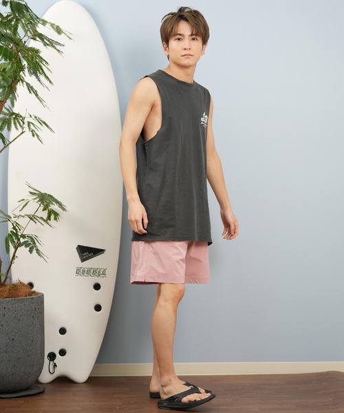 lost（ロスト）の「lost/ロスト タンクトップ/ノースリーブTシャツ バックプリント ユニセックス L25S-2301（タンクトップ・メンズ・ブラック/チャコールグレー/ブルーグレー・L/M）」の15枚目の写真