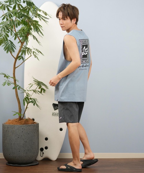 lost（ロスト）の「lost/ロスト タンクトップ/ノースリーブTシャツ バックプリント ユニセックス L25S-2301（タンクトップ・メンズ・ブラック/チャコールグレー/ブルーグレー・L/M）」の21枚目の写真