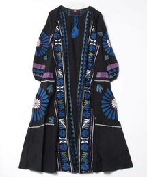 【チャイハネ】バフラ刺繍ワンピース