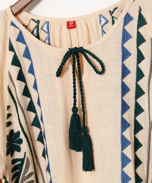 チャイハネ】バフラ刺繍ワンピース（ワンピース）｜チャイハネ