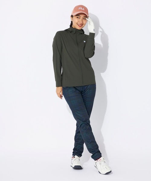FILA GOLF(フィラゴルフ )の「【FILA GOLF/フィラゴルフ】レディース軽量ブルゾン ゴルフ 日焼け対策(ブルゾン・レディース・ネイビー/ブラック/カーキ・LARGE/X-LARGE/MEDIUM)」の14枚目の写真