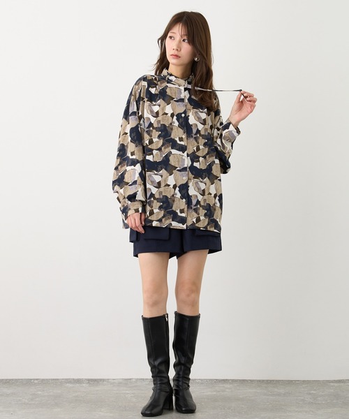 NICOLE CLUB(ニコル クラブ)の「エリベルトブラウス(シャツ/ブラウス・レディース・グリーン/ブルー/オフホワイト・MEDIUM)」の22枚目の写真