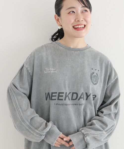 CRAFT STANDARD BOUTIQUE（クラフトスタンダードブティック）の「【ユニセックス】ヴィンテージゲームシャツ-A（Tシャツ/カットソー・レディース・グレー/アイボリー/ブラック・L/M/S）」の5枚目の写真