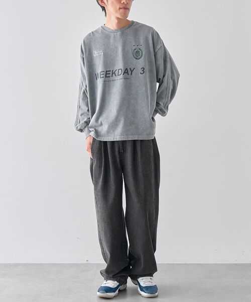 CRAFT STANDARD BOUTIQUE（クラフトスタンダードブティック）の「【ユニセックス】ヴィンテージゲームシャツ-A（Tシャツ/カットソー・レディース・グレー/アイボリー/ブラック・L/M/S）」の15枚目の写真