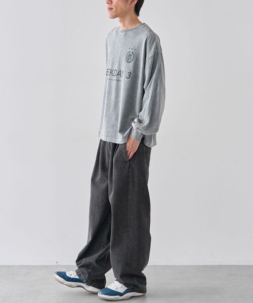 CRAFT STANDARD BOUTIQUE（クラフトスタンダードブティック）の「【ユニセックス】ヴィンテージゲームシャツ-A（Tシャツ/カットソー・レディース・グレー/アイボリー/ブラック・L/M/S）」の16枚目の写真