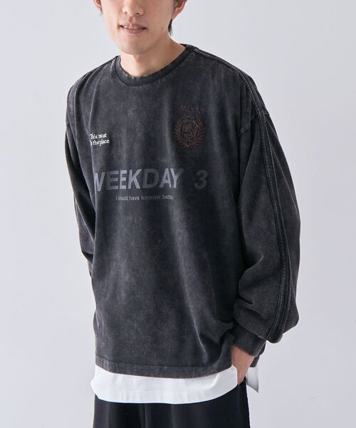 CRAFT STANDARD BOUTIQUE（クラフトスタンダードブティック）の「【ユニセックス】ヴィンテージゲームシャツ-A（Tシャツ/カットソー・レディース・グレー/アイボリー/ブラック・L/M/S）」の22枚目の写真