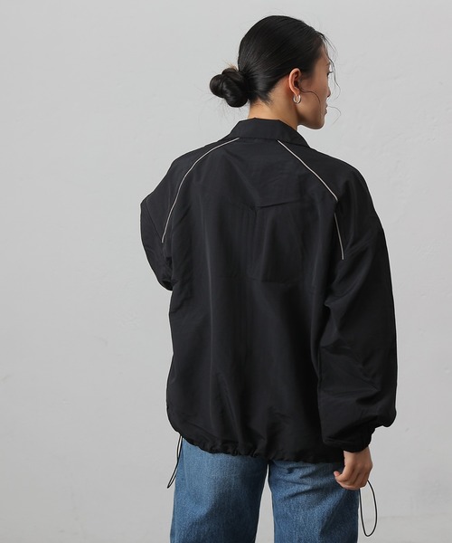 COLONY 2139(コロニートゥーワンスリーナイン)の「ナイロンパイピングブルゾン(ブルゾン・レディース・アイボリー/ブラック/カーキ・FREE)」の14枚目の写真