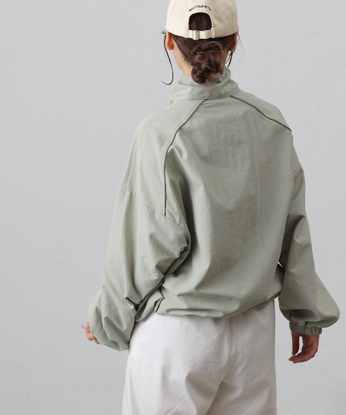 COLONY 2139(コロニートゥーワンスリーナイン)の「ナイロンパイピングブルゾン(ブルゾン・レディース・アイボリー/ブラック/カーキ・FREE)」の21枚目の写真