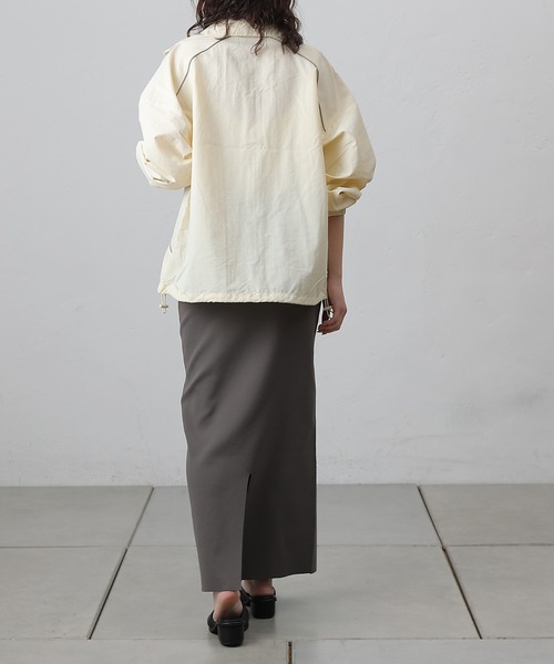 COLONY 2139(コロニートゥーワンスリーナイン)の「ナイロンパイピングブルゾン(ブルゾン・レディース・アイボリー/ブラック/カーキ・FREE)」の8枚目の写真