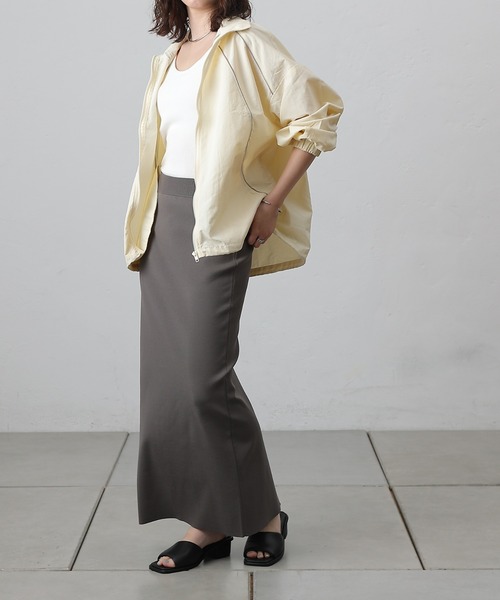 COLONY 2139(コロニートゥーワンスリーナイン)の「ナイロンパイピングブルゾン(ブルゾン・レディース・アイボリー/ブラック/カーキ・FREE)」の9枚目の写真