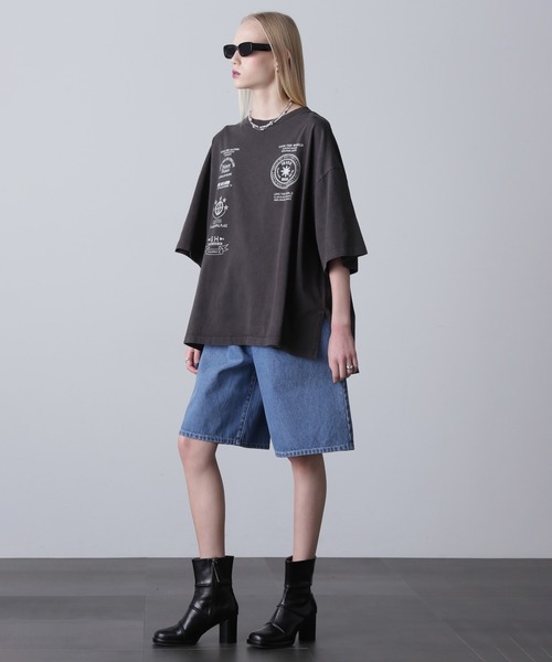 GENE HEAVENS)LOVE THE WORLD BIG S/S TEE（Tシャツ/カットソー