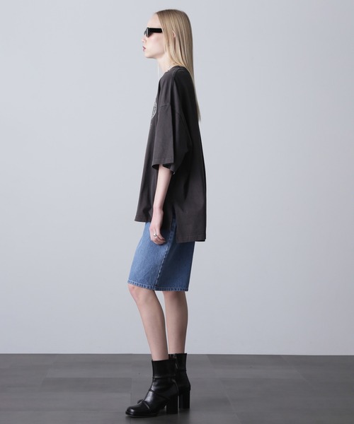 GENE HEAVENS)LOVE THE WORLD BIG S/S TEE（Tシャツ/カットソー