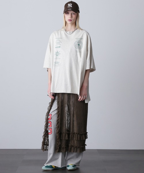 GENE HEAVENS)LOVE THE WORLD BIG S/S TEE（Tシャツ/カットソー