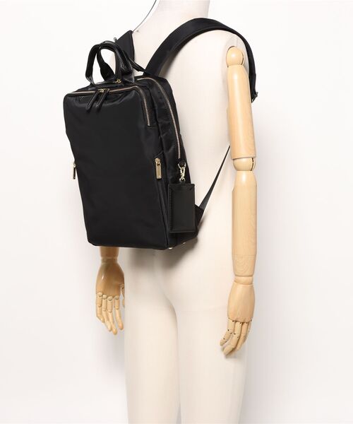 ace.(エース)の「【ace. GENE/エースジーン】 フィッテム ビジネスリュック 12L レディースビジネス A4(バックパック/リュック・レディース・ブラック/ベージュ/チャコール/ネイビー・FREE)」の9枚目の写真