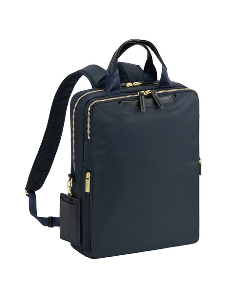 ace.(エース)の「【ace. GENE/エースジーン】 フィッテム ビジネスリュック 12L レディースビジネス A4(バックパック/リュック・レディース・ブラック/ベージュ/チャコール/ネイビー・FREE)」の1枚目の写真