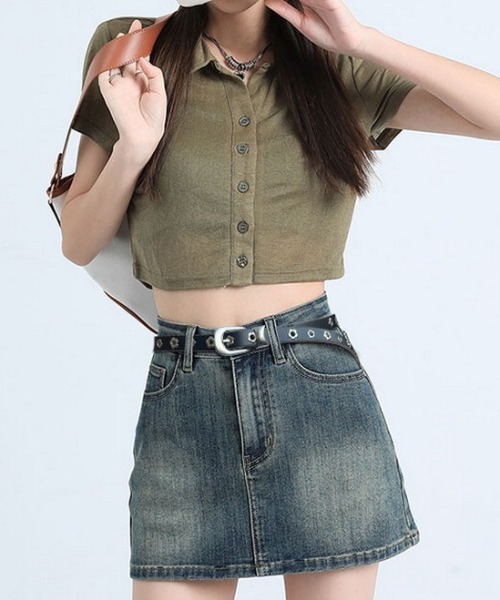 LAC-VERT（ラック・ヴェール）の「フラワーハトメベルト（ベルト・レディース・ブラック/キャメル/ブラウン・FREE）」の11枚目の写真