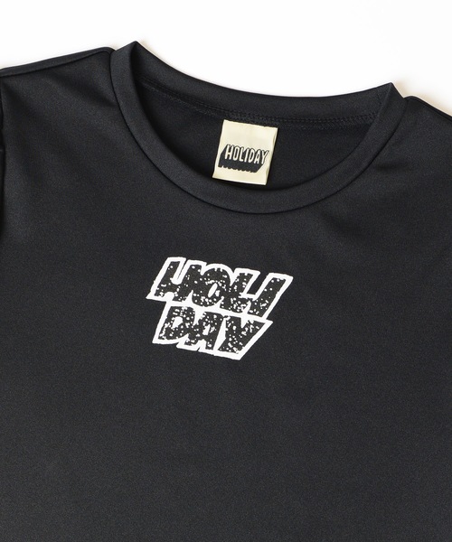HOLIDAY(ホリデイ)の「FAST DRY JERSEY PUFF S/S TOPS ファストドライジャージパフショートスリーブトップス(Tシャツ/カットソー・レディース・ブラック/ピンク・ONE SIZE)」の7枚目の写真