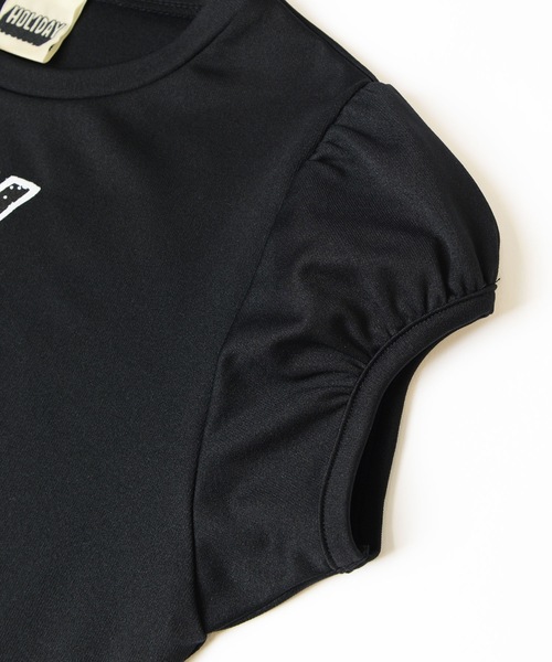 HOLIDAY(ホリデイ)の「FAST DRY JERSEY PUFF S/S TOPS ファストドライジャージパフショートスリーブトップス(Tシャツ/カットソー・レディース・ブラック/ピンク・ONE SIZE)」の8枚目の写真