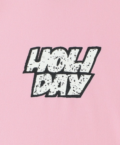HOLIDAY(ホリデイ)の「FAST DRY JERSEY PUFF S/S TOPS ファストドライジャージパフショートスリーブトップス(Tシャツ/カットソー・レディース・ブラック/ピンク・ONE SIZE)」の9枚目の写真