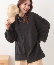 b4143【キューティーブロンド】レディース　スウェット　長袖　ライトグレー　M b4143【キューティーブロンド】レディース スウェット 長袖