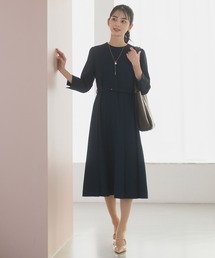 CELEN（セレン）の「《2025新作》【オフィスカジュアルスーツ/洗える/防シワ/UV/花粉防止】プリーツワンピース（スーツスカート）」