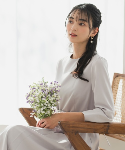 CELEN（セレン）の「【洗える/防シワ/UV/花粉防止】プリーツワンピース ≪卒業式 入学式 セレモニー ママスーツ≫（スーツスカート・レディース・ネイビー/ピンクベージュ/グレー・L/M/S）」の16枚目の写真