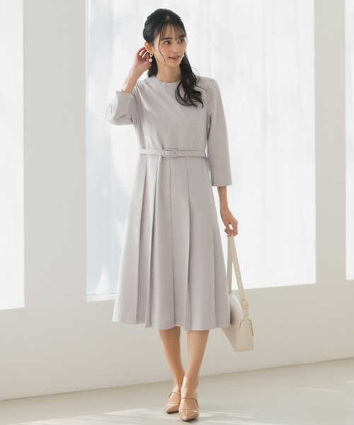 CELEN（セレン）の「【洗える/防シワ/UV/花粉防止】プリーツワンピース ≪卒業式 入学式 セレモニー ママスーツ≫（スーツスカート・レディース・ネイビー/ピンクベージュ/グレー・L/M/S）」の22枚目の写真