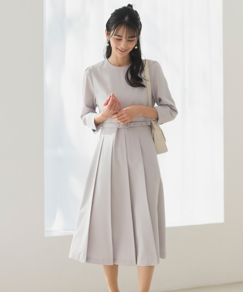 CELEN（セレン）の「【洗える/防シワ/UV/花粉防止】プリーツワンピース ≪卒業式 入学式 セレモニー ママスーツ≫（スーツスカート・レディース・ネイビー/ピンクベージュ/グレー・L/M/S）」の20枚目の写真