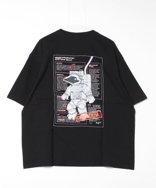 CHUMS(チャムス)の「【CHUMS】 Space Booby Spacesuit T-Shirt スペースブービースペースシャツティーシャツ(Tシャツ/カットソー・メンズ・グレー/ブルー/ブラック/ホワイト・LARGE/X-LARGE/MEDIUM)」の5枚目の写真