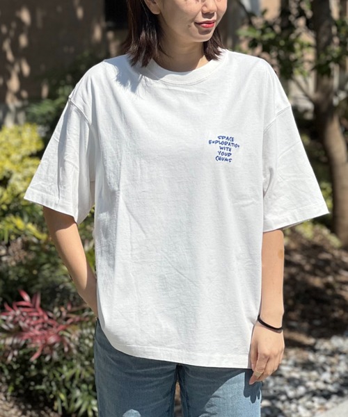 CHUMS(チャムス)の「【CHUMS】 Space Booby Spacesuit T-Shirt スペースブービースペースシャツティーシャツ(Tシャツ/カットソー・メンズ・グレー/ブルー/ブラック/ホワイト・LARGE/X-LARGE/MEDIUM)」の1枚目の写真