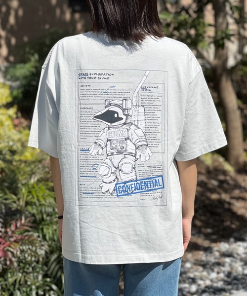 CHUMS(チャムス)の「【CHUMS】 Space Booby Spacesuit T-Shirt スペースブービースペースシャツティーシャツ(Tシャツ/カットソー・メンズ・グレー/ブルー/ブラック/ホワイト・LARGE/X-LARGE/MEDIUM)」の8枚目の写真