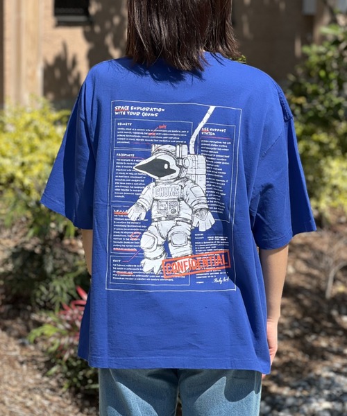 CHUMS(チャムス)の「【CHUMS】 Space Booby Spacesuit T-Shirt スペースブービースペースシャツティーシャツ(Tシャツ/カットソー・メンズ・グレー/ブルー/ブラック/ホワイト・LARGE/X-LARGE/MEDIUM)」の9枚目の写真
