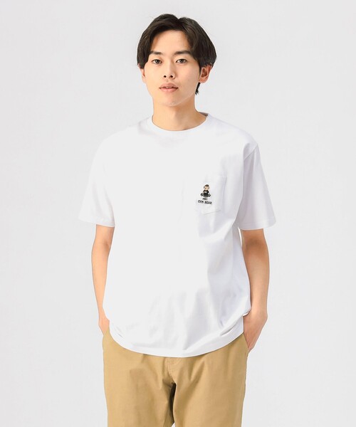 BEAMS HEART（ビームスハート）の「【ユニセックス】ジム ベアー Tシャツ（Tシャツ/カットソー・メンズ・ブラック/ホワイト・S/M/L/XL）」の4枚目の写真