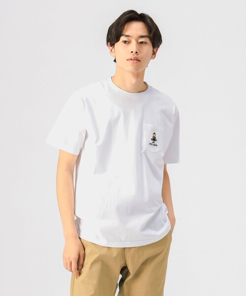 BEAMS HEART（ビームスハート）の「【ユニセックス】ジム ベアー Tシャツ（Tシャツ/カットソー・メンズ・ブラック/ホワイト・S/M/L/XL）」の5枚目の写真