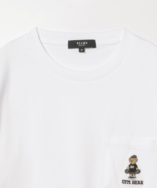 BEAMS HEART（ビームスハート）の「【ユニセックス】ジム ベアー Tシャツ（Tシャツ/カットソー・メンズ・ブラック/ホワイト・S/M/L/XL）」の11枚目の写真