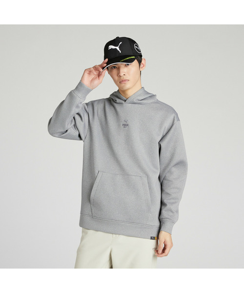 PUMA（プーマ）の「PUMA プーマ メンズ ゴルフ FOG リラックス スウェット フーディ（パーカー・メンズ・ネイビー/グレー系その他3/グレー・MEDIUM/XX-LARGE/X-LARGE/LARGE/SMALL）」の2枚目の写真