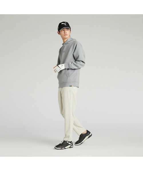 PUMA - 新品PUMAメンズゴルフプルオーバーパーカー白L EVOSTRIPE プーマ プーマ（PUMA）（メンズ）ゴルフウェア パーカー ストレッチ