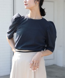 UR'S（ユアーズ）の「汗染み防止パフスリーブTシャツ（Tシャツ/カットソー）」