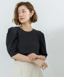 汗染み防止パフスリーブTシャツ