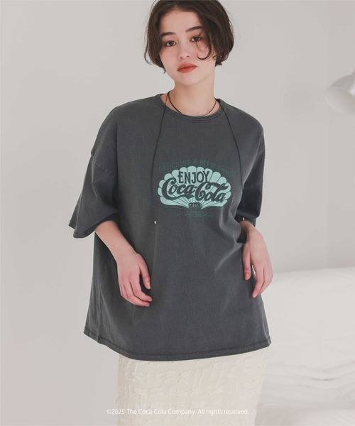 コカ・コーラ オーバーサイズTシャツ（Tシャツ/カットソー）｜titivate